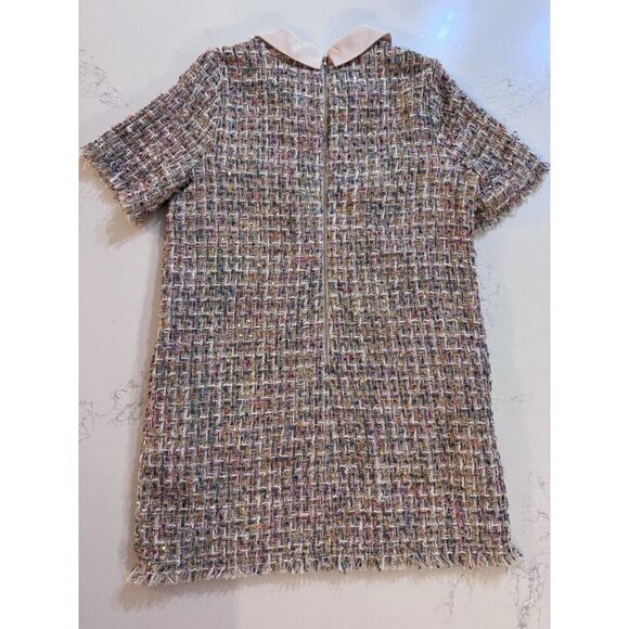Ever After Tweed Dress Women’s Small Removable Brooch Old Money Preppy - Picture 7 of 16